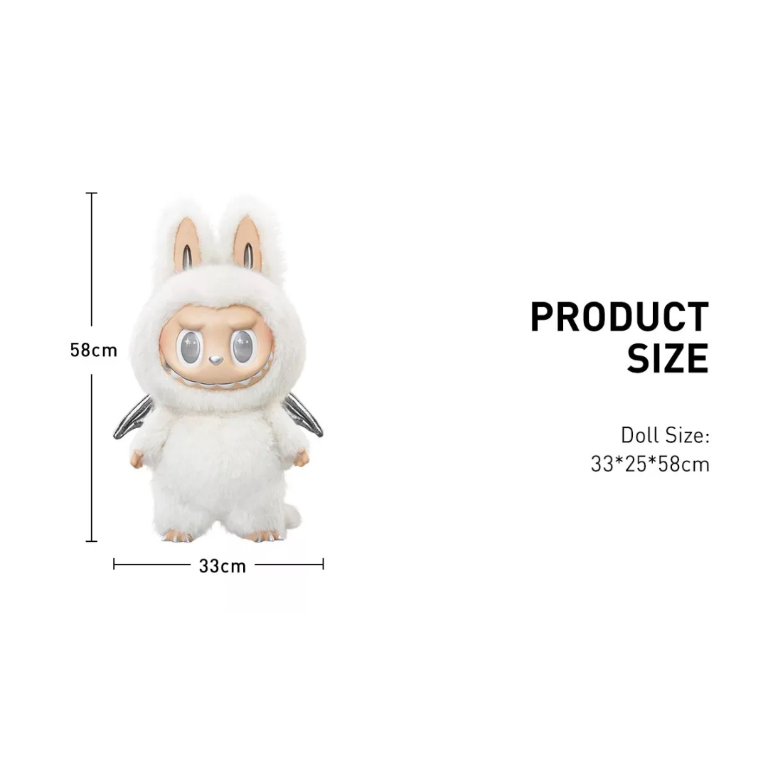 POP MART Zimomo Angel in Clouds| Labubu Mega Doll - EXCLUSIVE