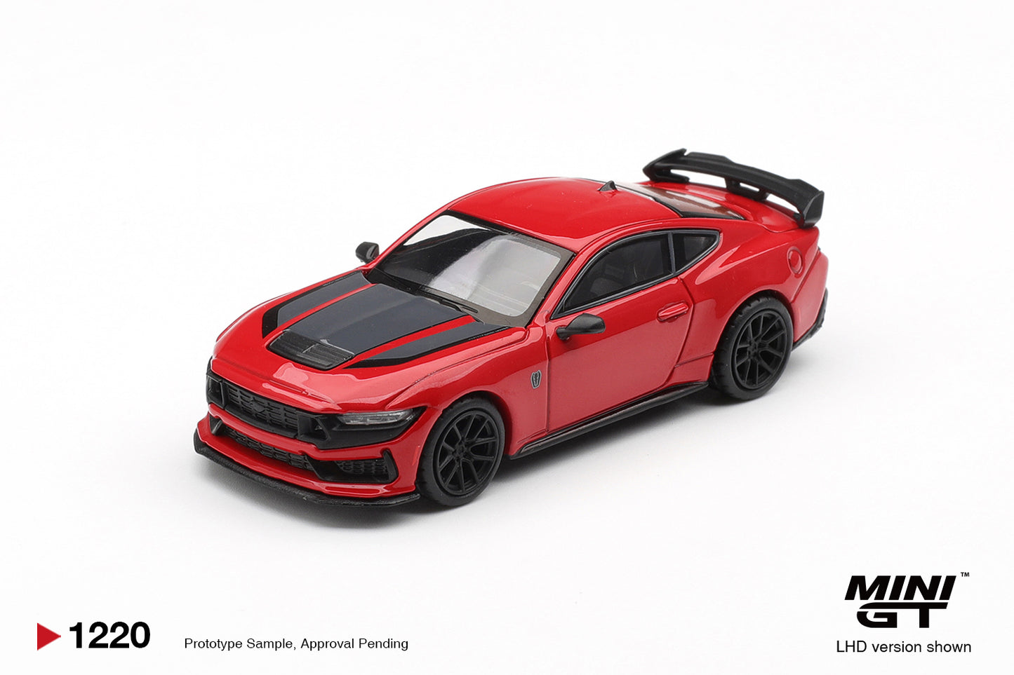 MINI GT Ford Mustang Dark Horse Race Red | 1220 - PRE ORDER
