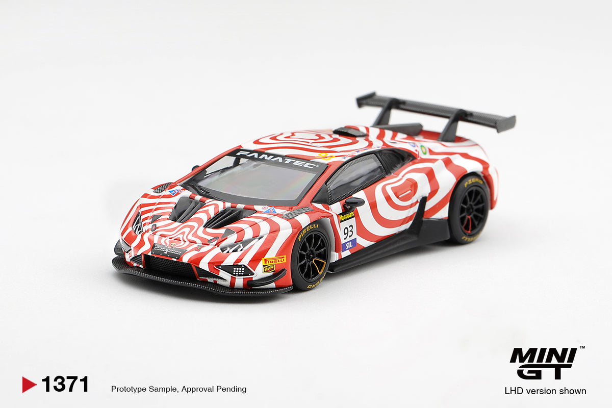 MINI GT Lamborghini Huracan GT3 EVO2 #93 Wall Racing 2025 12h Bathurst | 1371 - PRE ORDER