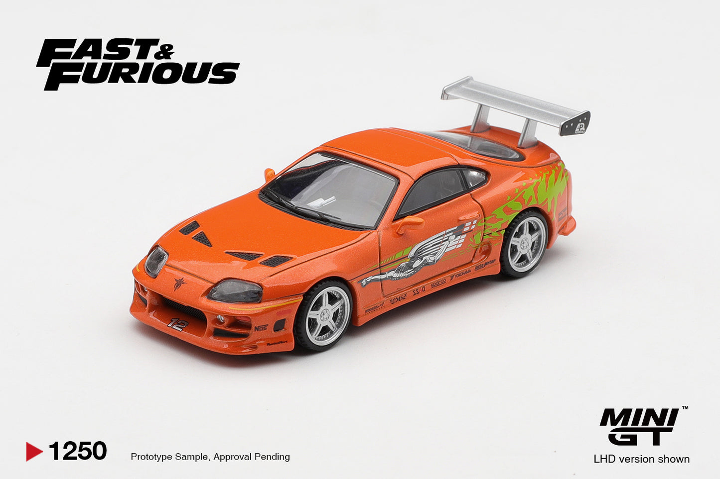 MINI GT Toyota Supra BOMEX Brian O'Conner | Fast & Furious 1250 - PRE ORDER