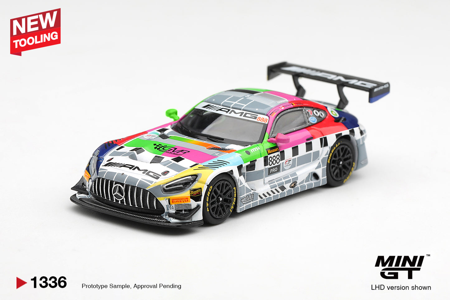MINI GT Mercedes-AMG GT3 #888 Mercedes-AMG Team GMR Meguiar´s Bathurst 12h 2025 | 1336 - PRE ORDER
