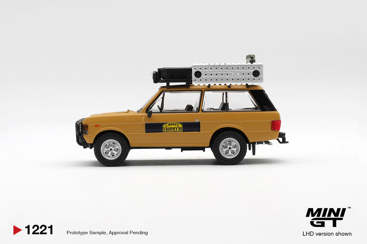 MINI GT Range Rover 1981 Camel Trophy Sumatra K.Stoppa & A.Valldorf | 1221