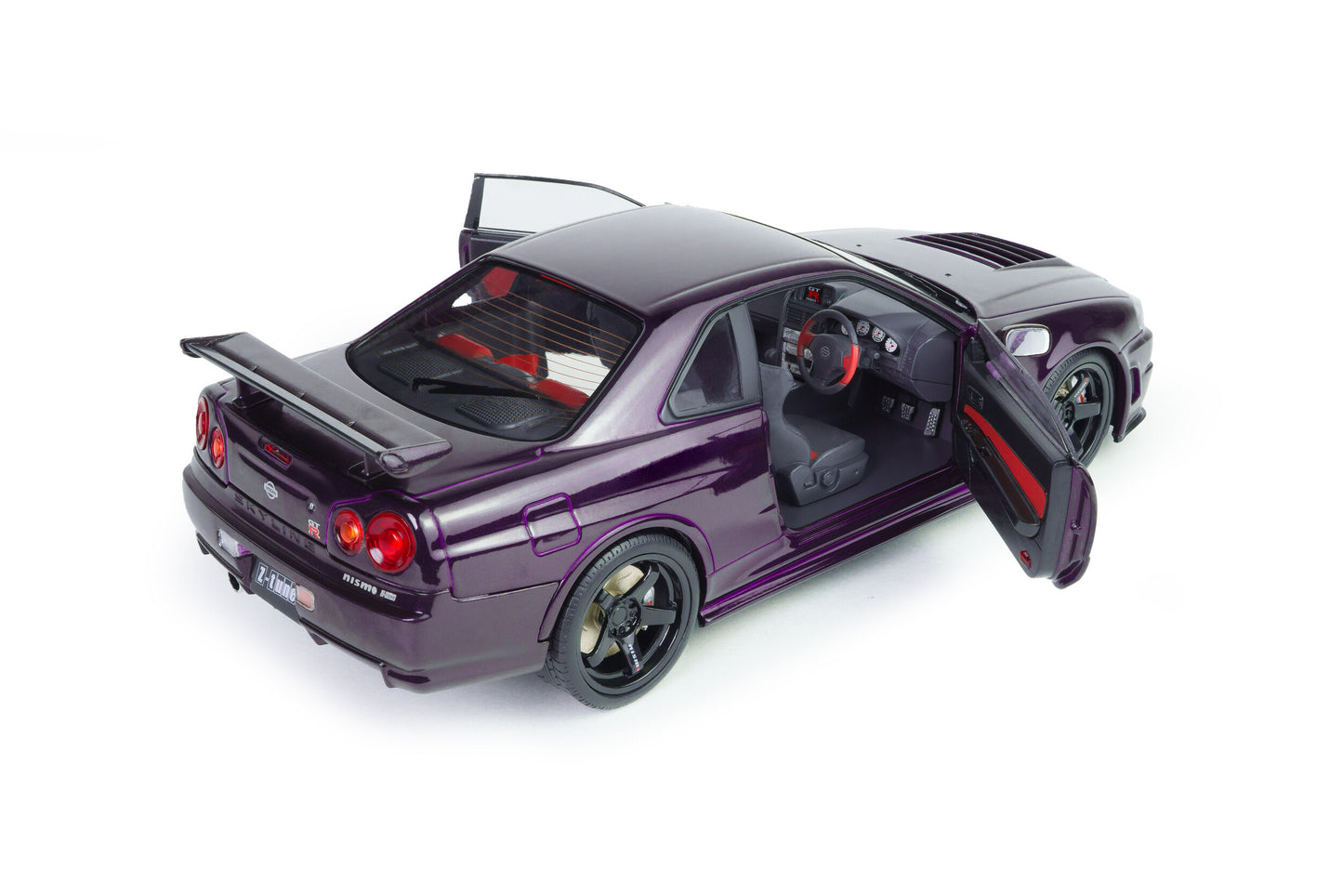 SOLIDO Nissan Skyline GT-R (R34) Nismo 1999 Z-Tune Midnight Purple | 1:18