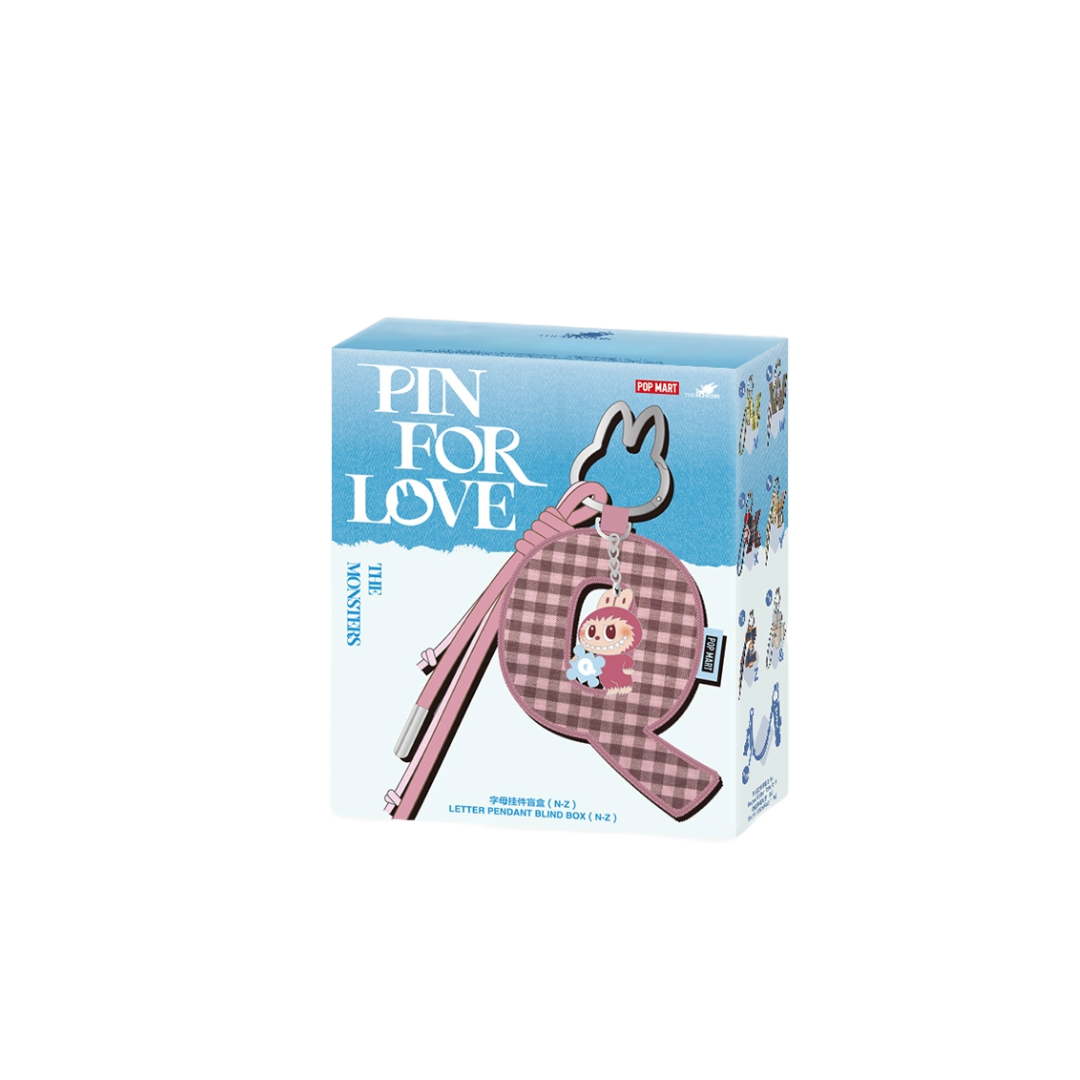 POP MART Labubu Pin for Love | N - Z Letter (Blind Box)