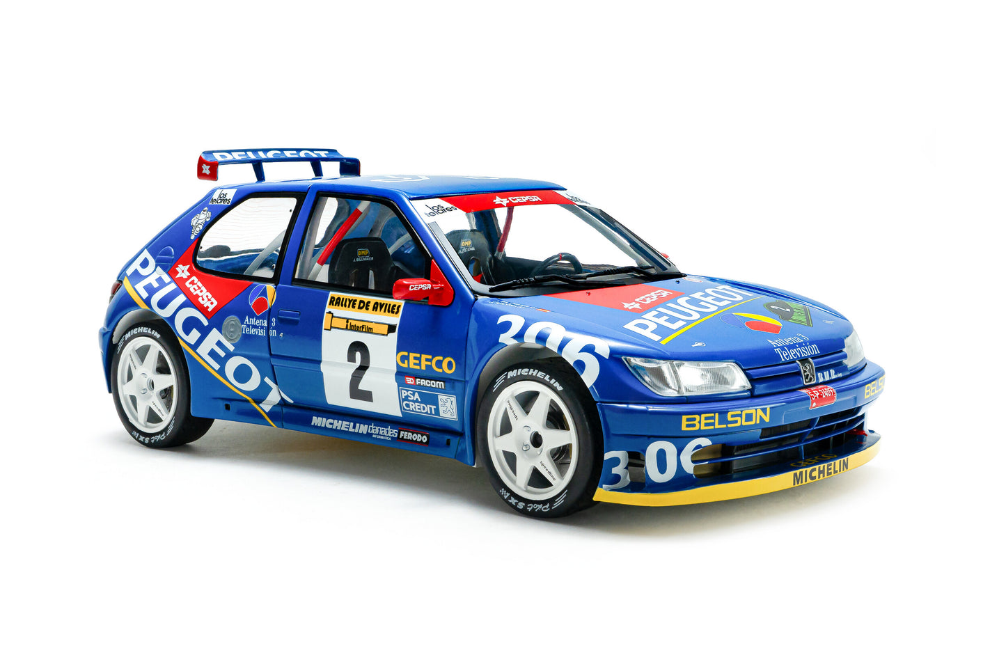 SOLIDO Peugeot 306 Maxi Rallye de Avilès 1997 | 1:18 - PRE ORDER