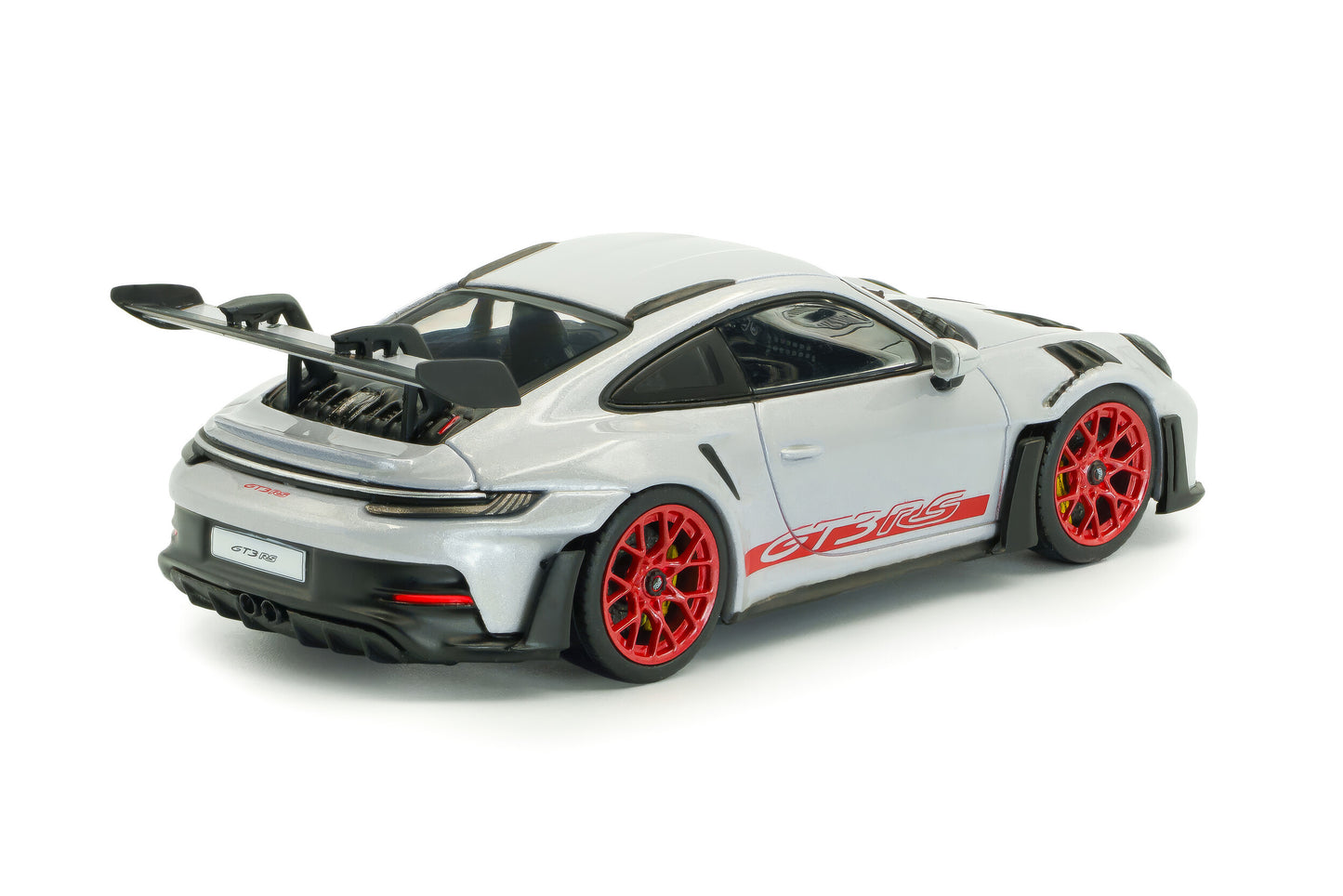 SOLIDO Porsche 911 (992) GT3 RS 2023 | Ice Grey Metallic/Pyro Red 1:43