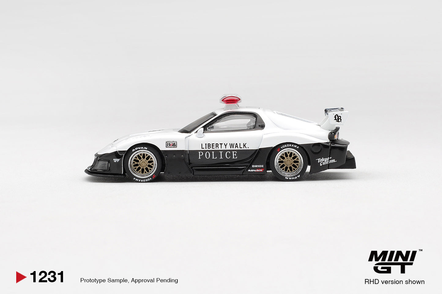 MINI GT Mazda RX-7 LB-Super Silhouette Police | 1231 - PRE ORDER