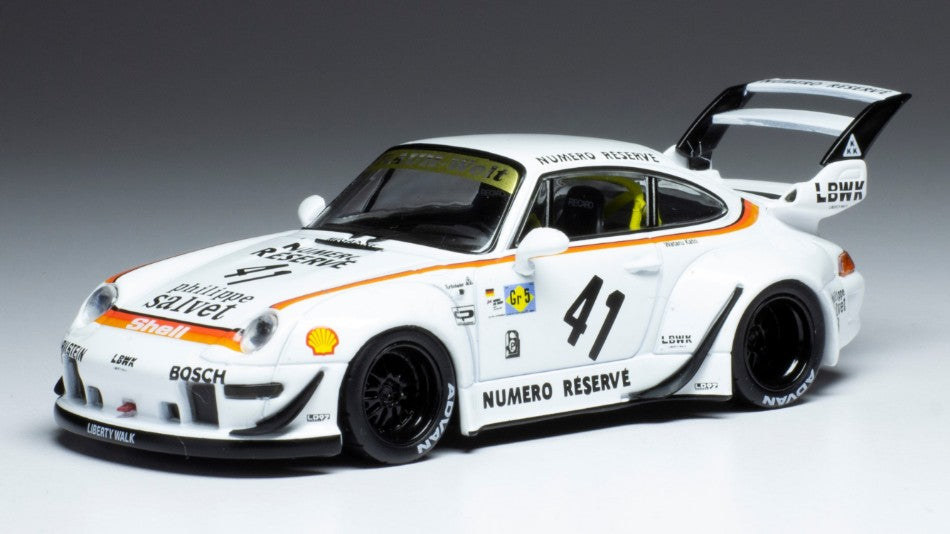 IXO MODELS Porsche RWB 993 LBWK | White 1:43