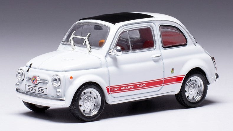 IXO MODELS Fiat 595 Abarth SS 1957 | White 1:43