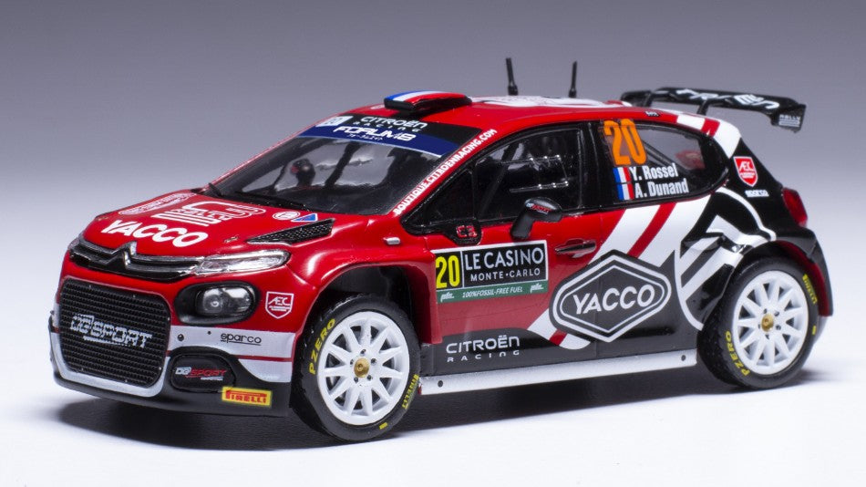 IXO MODELS Citroen C3 #2 Rally Monte Carlo 2024 | Rossel - Dunand 1:43
