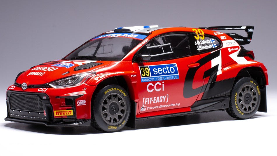IXO MODELS Toyota GR Yaris #39 Rally Finland 2024  | Latvala - Hannien 1:18