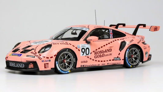 IXO MODELS Porsche 911 GT3 #90 Porsche Cup Brands Hatch 2023 | J. Malin 1:18