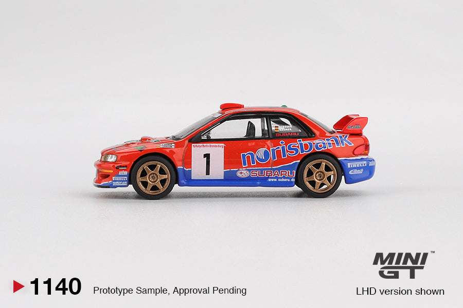 MINI GT Subaru Impreza WRC97 #1 1999 DRM Champion | 1140