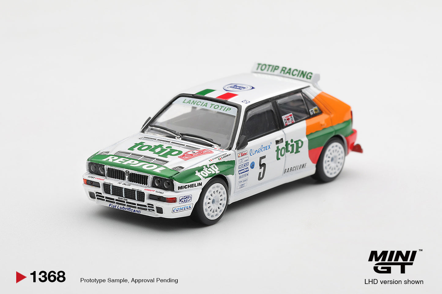 MINI GT Lancia Delta HF Integrale Evoluzione #5 1993 Rallye Monte-Carlo | 1368 - PRE ORDER