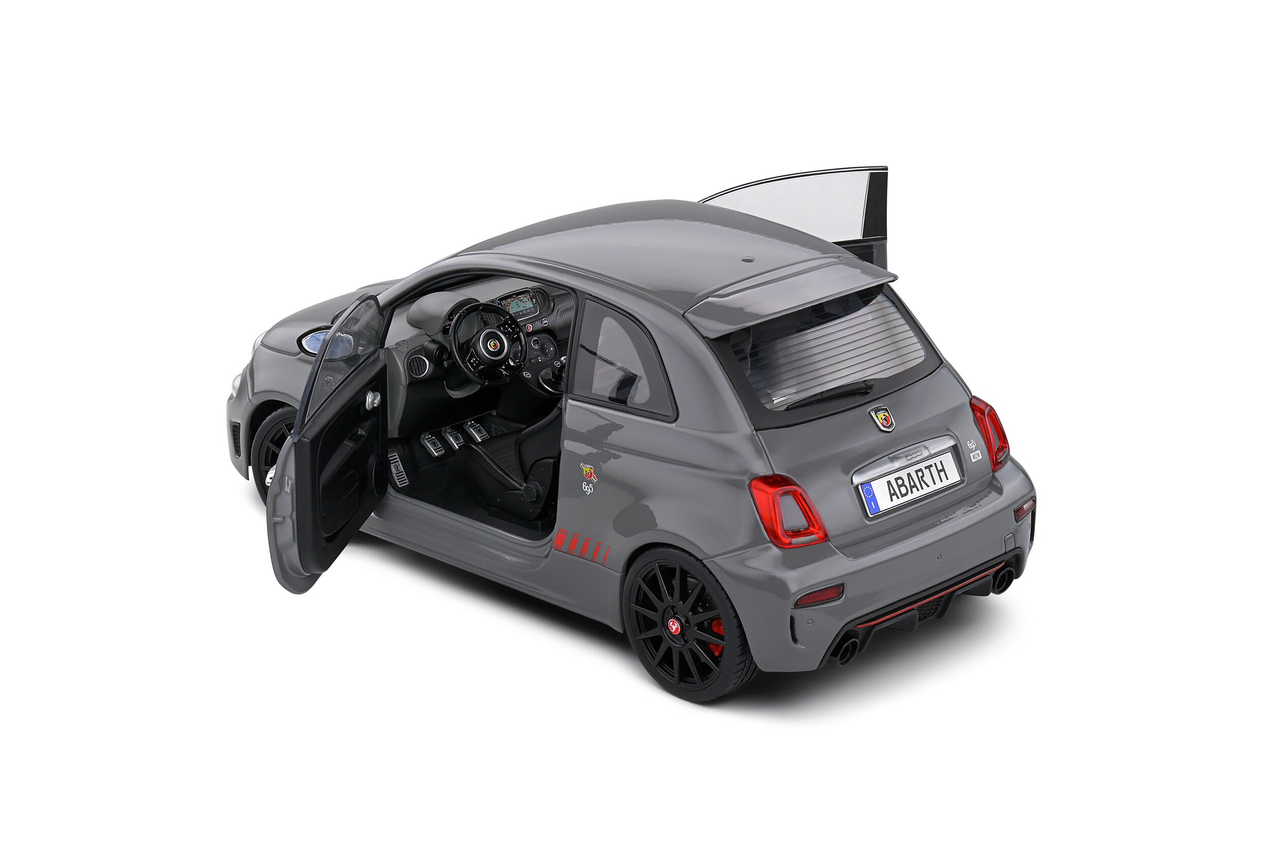 SOLIDO Fiat 695 Abarth XSR Yamaha Edition 2022 | Record Grey 1:18