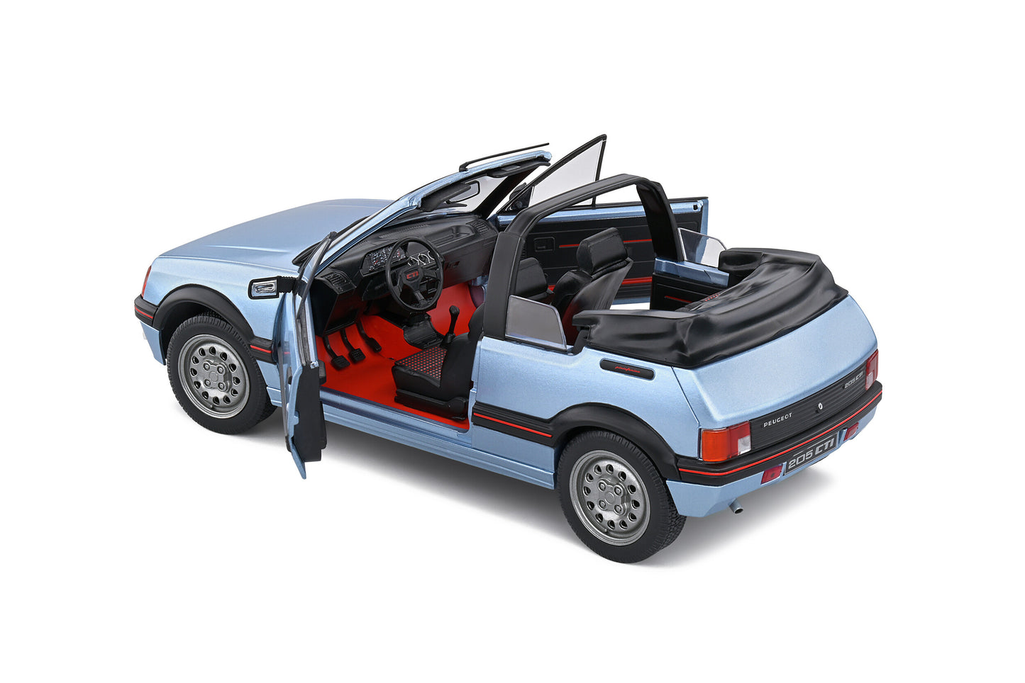 SOLIDO Peugeot 205 CTI 1989 | Bleu Azzuro 1:18