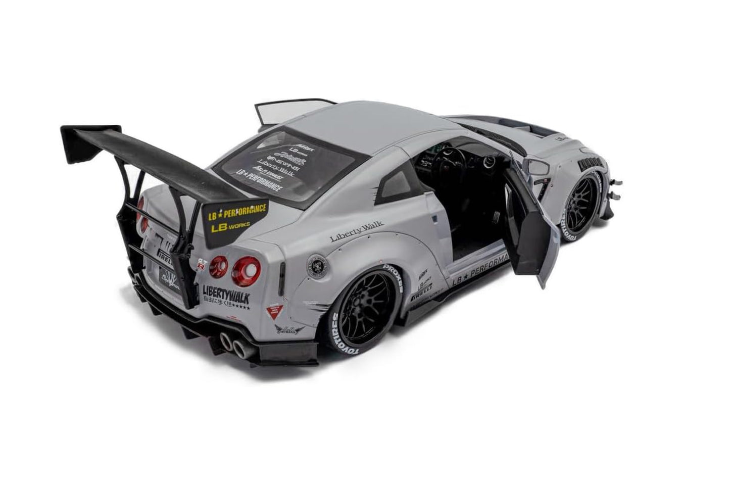 SOLIDO Nissan Skyline GT-R (R35) Liberty Walk w/ Figure | 1:18