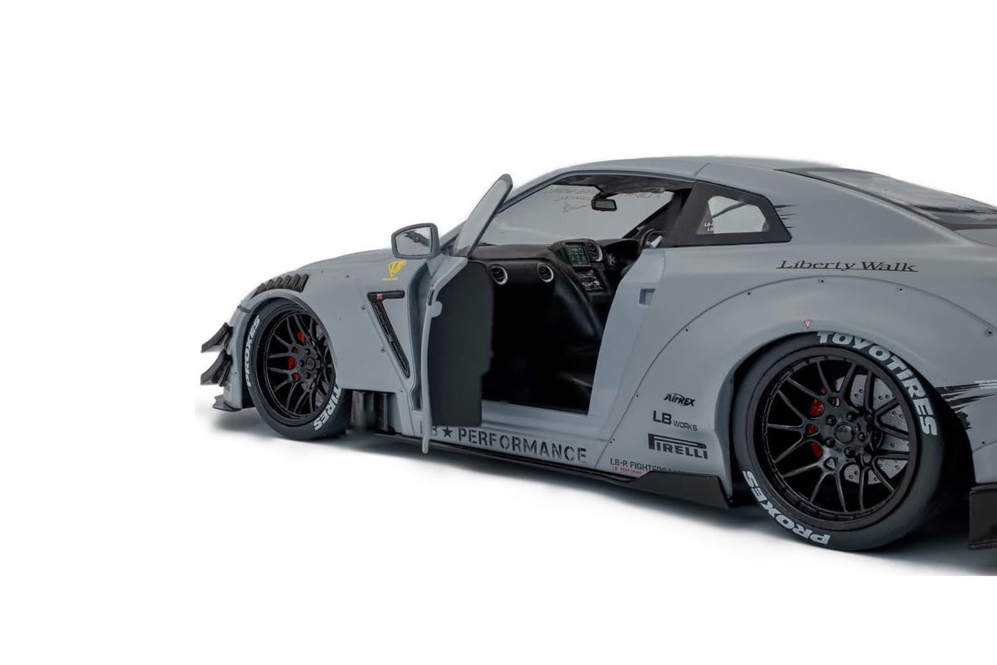 SOLIDO Nissan Skyline GT-R (R35) Liberty Walk w/ Figure | 1:18