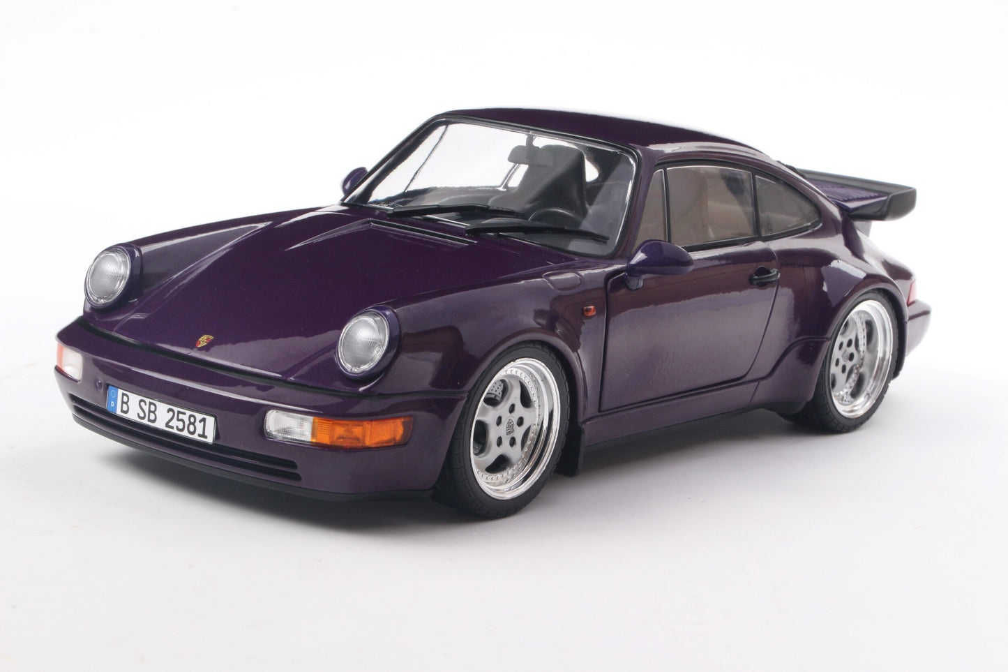 SOLIDO Porsche 911 (964) Turbo 1990 | Violet Blue 1:18