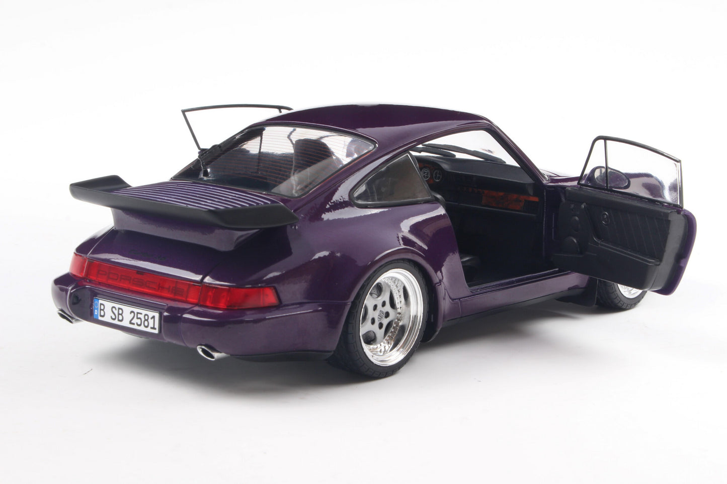 SOLIDO Porsche 911 (964) Turbo 1990 | Violet Blue 1:18