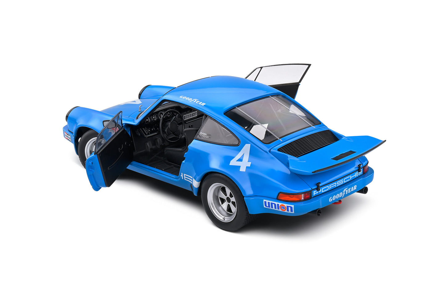 SOLIDO Porsche 911 IROC – IROC Riverside 1974 | #4 Follmer 1:18