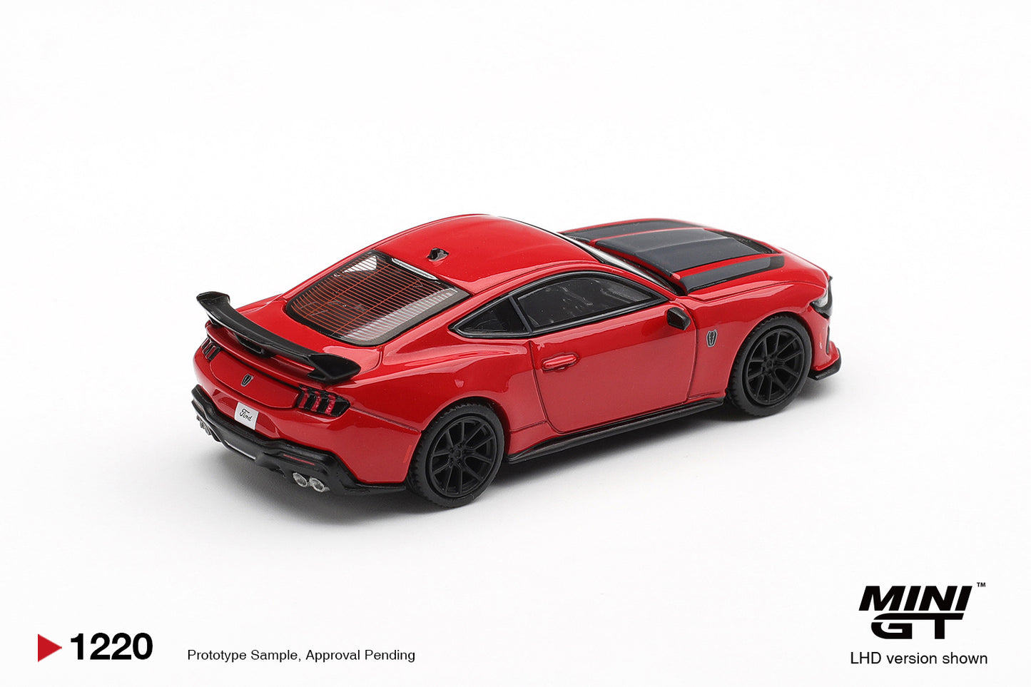 MINI GT Ford Mustang Dark Horse Race Red | 1220 - PRE ORDER