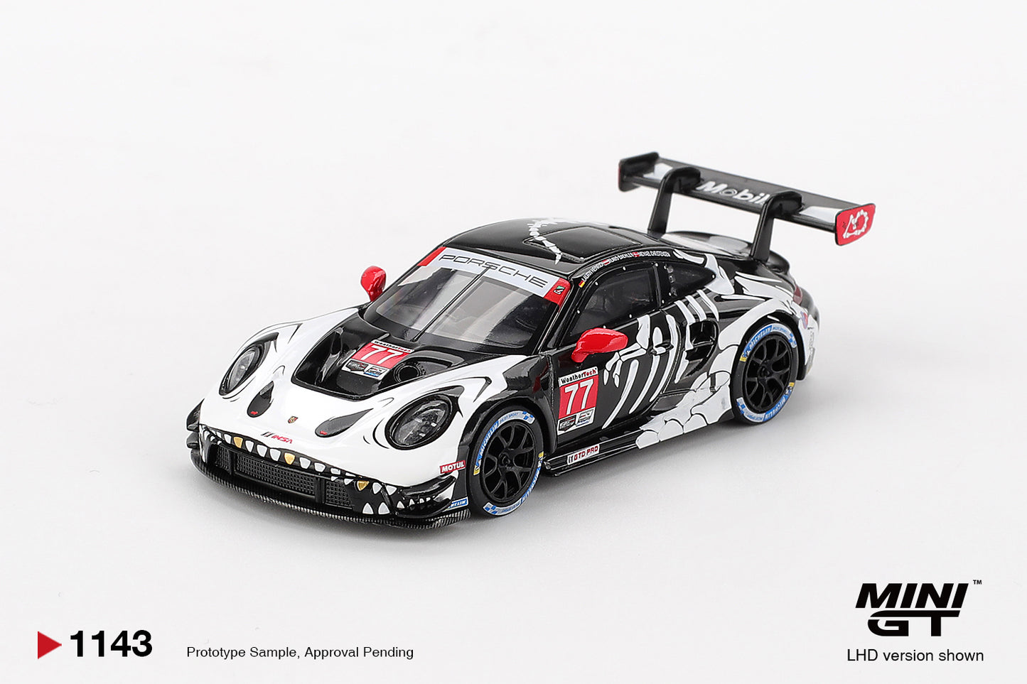MINI GT Porsche 911 GT3-R #77 AO Racing Petit Le Mans | 1143