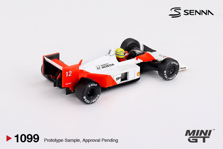 MINI GT McLaren MP4/4 #12 Ayrton Senna 1988 Japanese Grand Prix Winner | 1099