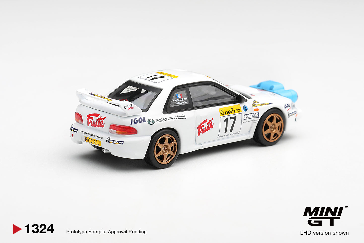 MINI GT Subaru Impreza WRC98 #17 1999 Rally Monte-Carlo | 1324 - PRE ORDER