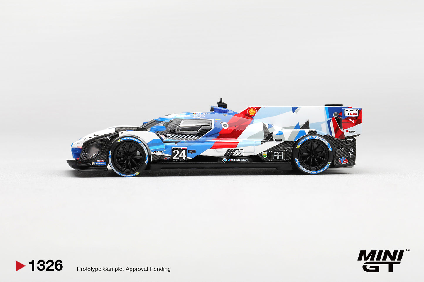 MINI GT BMW M Hybrid V8 GTP #24 Team RLL 2024 IMSA Daytona 24 Hrs | 1326 - PRE ORDER