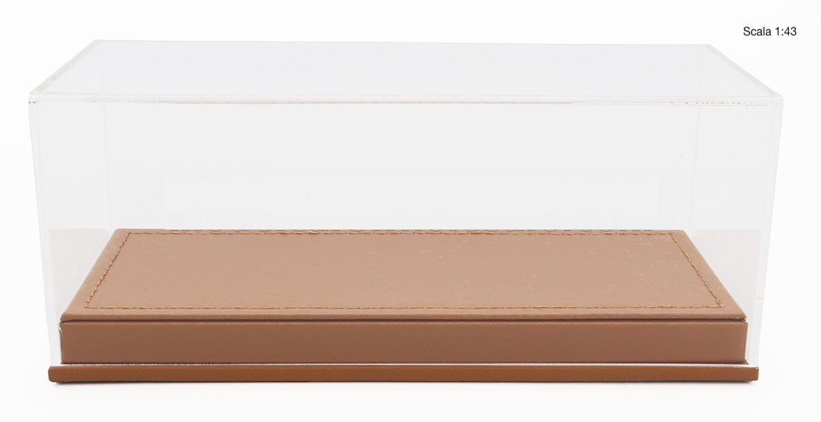 LUXBOX Teca Display per Scala 1:43 | Base Beige