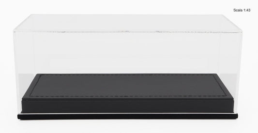 LUXBOX Teca Display per Scala 1:43 | Base Nera