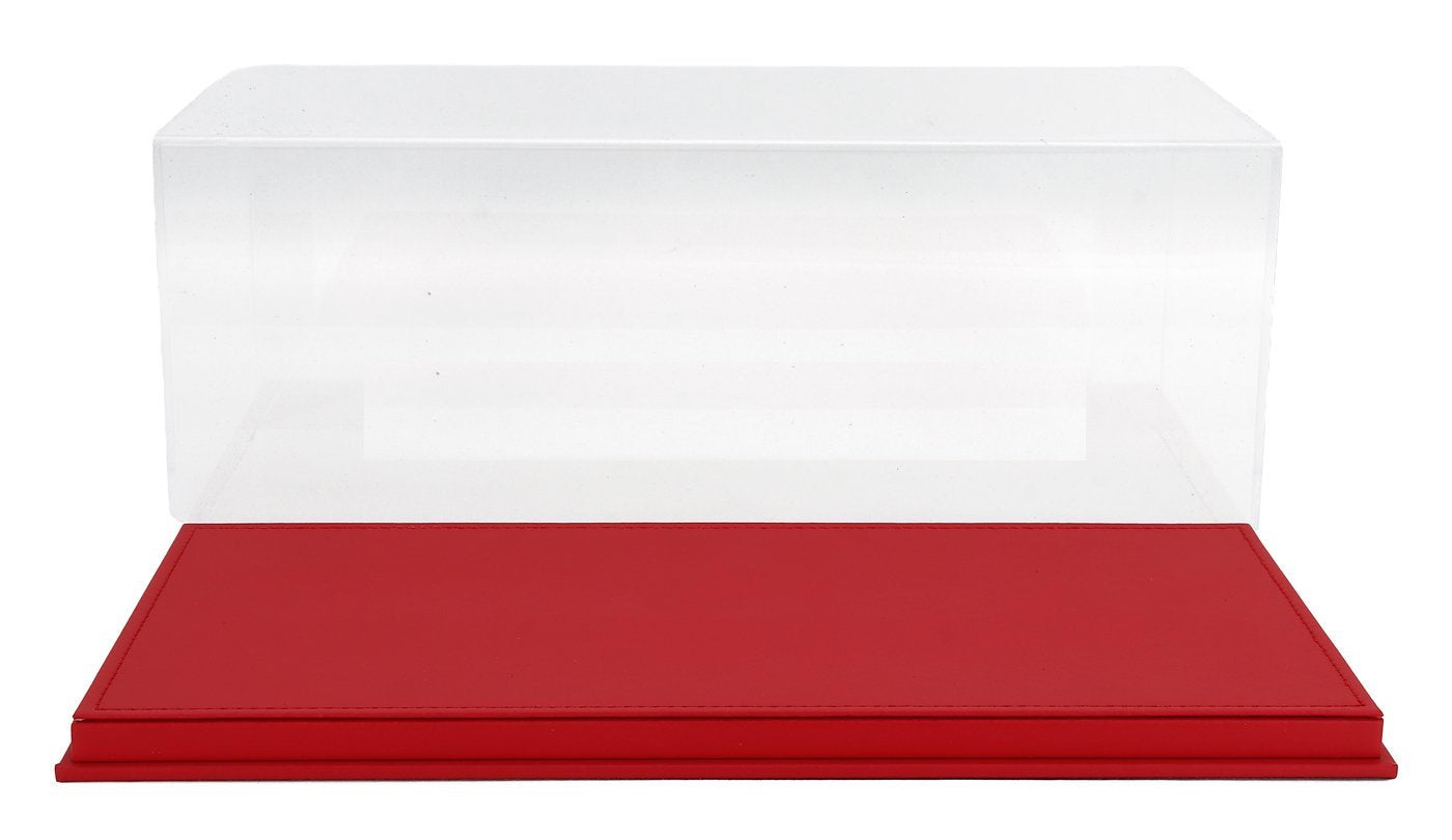 LUXBOX Teca Display per Scala 1:18 | Base Rossa