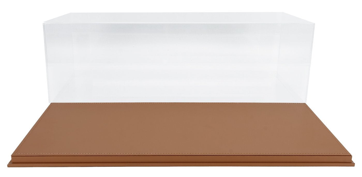 LUXBOX Teca Display per Scala 1:12 | Base Beige