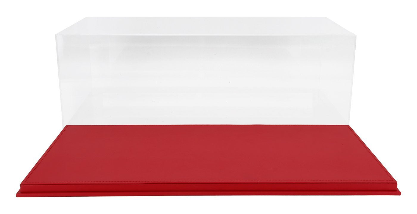 LUXBOX Teca Display per Scala 1:12 | Base Rossa
