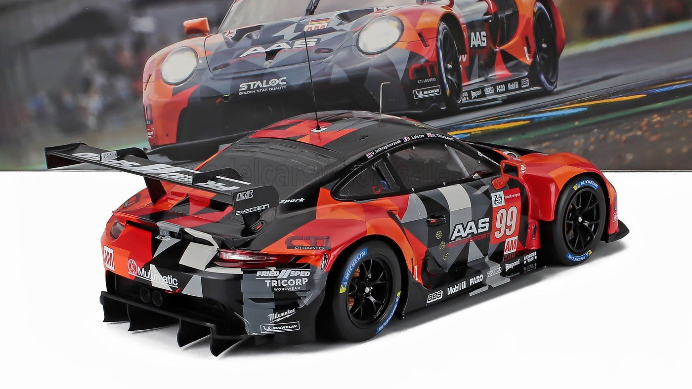 IXO MODELS Porsche 911 RSR #99 24h Le Mans 2021 | Team Proton Racing 1:18