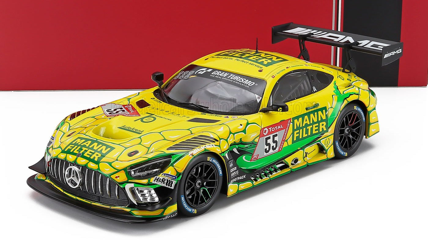 IXO MODELS Mercedes-Benz AMG GT3 #55 24h Nurburgring 2022 | Team Landgraf 1:18