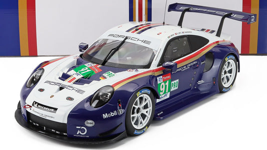 IXO MODELS Porsche 911 RSR #91 Porsche GT Team 24h Le Mans 2018 | Lietz/Bruni 1:12