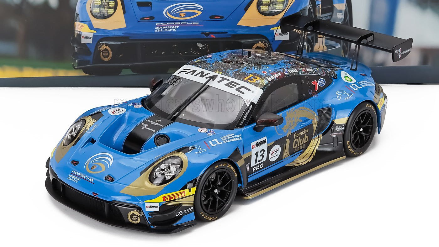 IXO MODELS Porsche 911 GT3 R #13 12h Bathurst 2024 | Team Phantom Global Racing 1:18