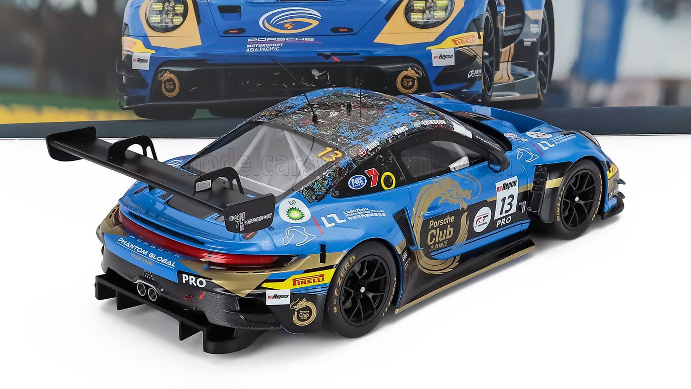 IXO MODELS Porsche 911 GT3 R #13 12h Bathurst 2024 | Team Phantom Global Racing 1:18