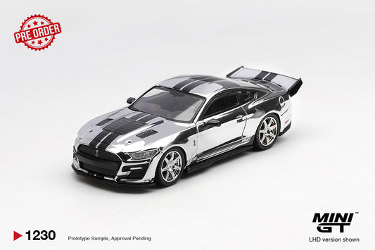 MINI GT Shelby GT500 Dragon Snake Concept (Chrome Silver) | 1230 - PRE ORDER