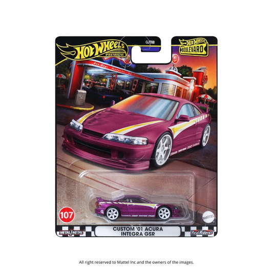 HOT WHEELS Custom '01 Acura Integra GSR | Boulevard 1:64
