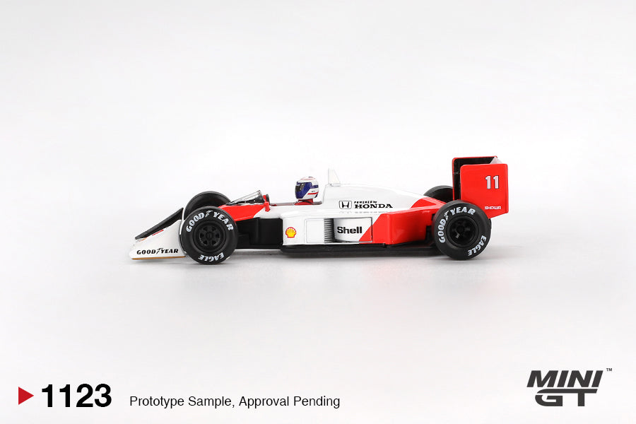 MINI GT McLaren MP4/4 #11 Alain Prost 1988 Japanese GP 2nd Place | 1123