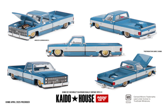 MINI GT Chevrolet Silverado Dually Vintage Spec V1 | KHMG192 Kaido House