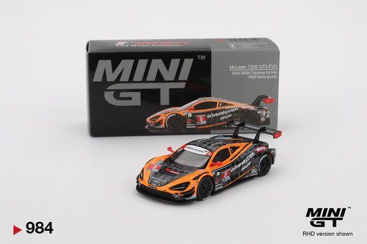 MINI GT McLaren 720S GT3 Evo Pfaff Motorsports 2024 IMSA Daytona 24 Hrs | 984