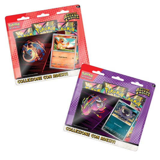 POKEMON Megaevoluzione Ascesa Eroica | Collezione con Adesivi (ITA)