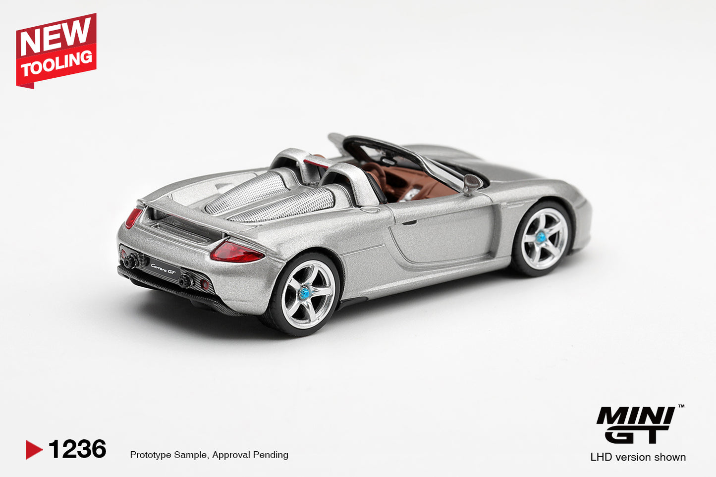 MINI GT Porsche Carrera GT - GT Silver | 1236 - PRE ORDER