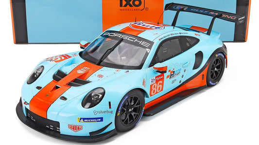 IXO MODELS Porsche 911 RSR #86 Team Gulf 24h Le Mans 2018 | Barker/Davison 1:12