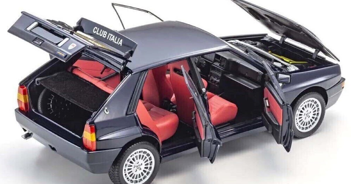 KYOSHO Lancia Delta HF Integrale Evo2 Club Italia 1992 | 1:18