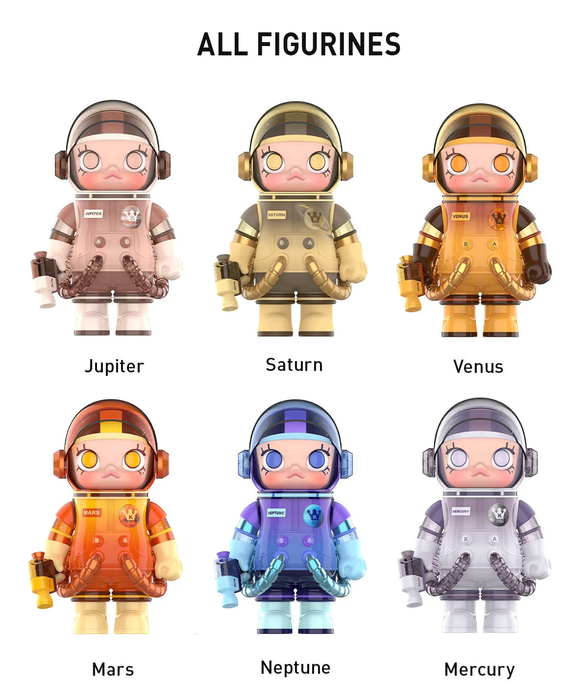 POP MART Space Molly 400% Planets (EXCLUSIVE - Blind Box)